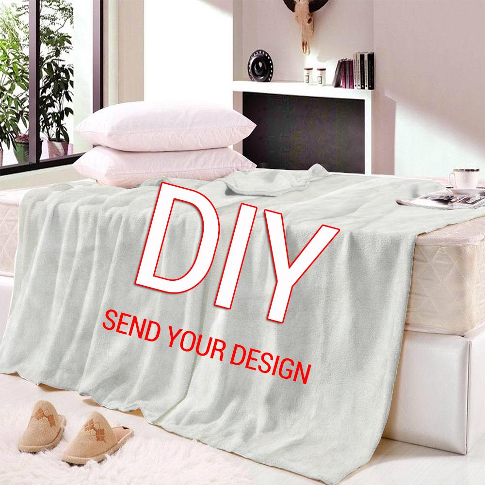Classic Botanical Pattern Fleece Blanket Elegant Floral Theme Soft Warm Throw Interior Decoration Bedding Cover For Home50X80