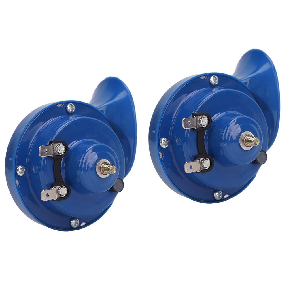 24V Elektrische Hupe Kit Wasserdicht mit Schalter Kabelbaum Relais Universell Passend für Auto LKW Motorrad Boot