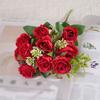 1BUNCH/10 Head Romantic Artificial Roses, Fragrant Concubine Bouquet Wedding DIY Party Home Decoration