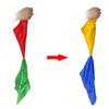 22 cm x 22 cm Farbwechselnder Seidenschal – Verwandelt sich im Handumdrehen – Magischer Seidenschal – Zauberspielzeug – Bühnenzauberei – Zauberrequisiten