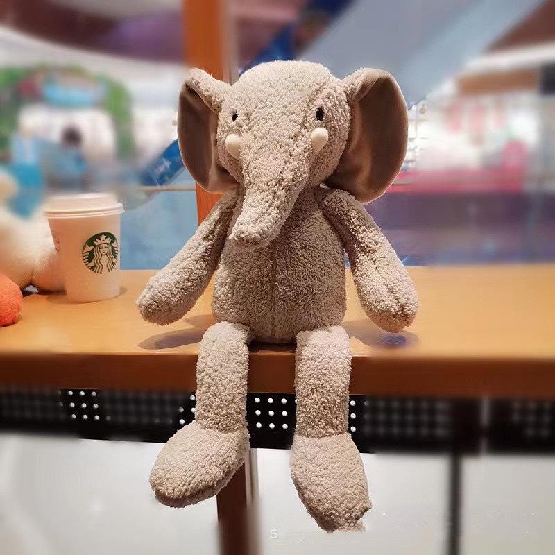 Ins Niedliche Langbeinige Froschpuppe Plüschpuppe Panda Langer Streifen Schlafender Elefant Stoffpuppe Geburtstagsgeschenk für Frauen