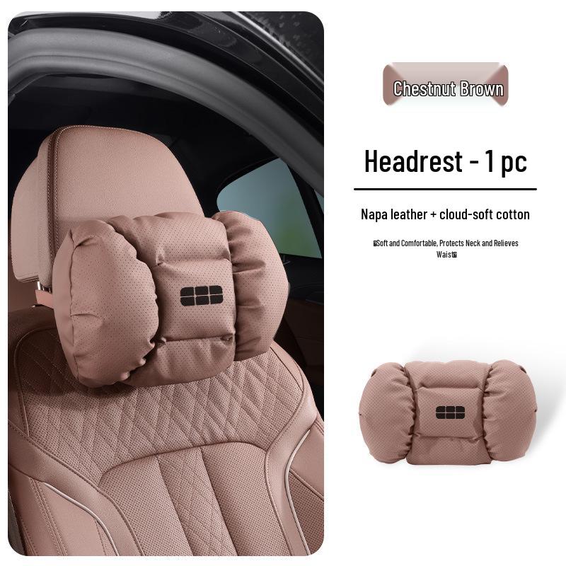 Geely Galaxy E5 Lumbar & Neck Support Headrest Cushion - Orange