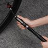  Bike Pump CO2 Inflator Manual Hand Pump 130PSI Aluminum Alloy Portable   Tire Pump for Road Mountain Bikes   Retractable Hose