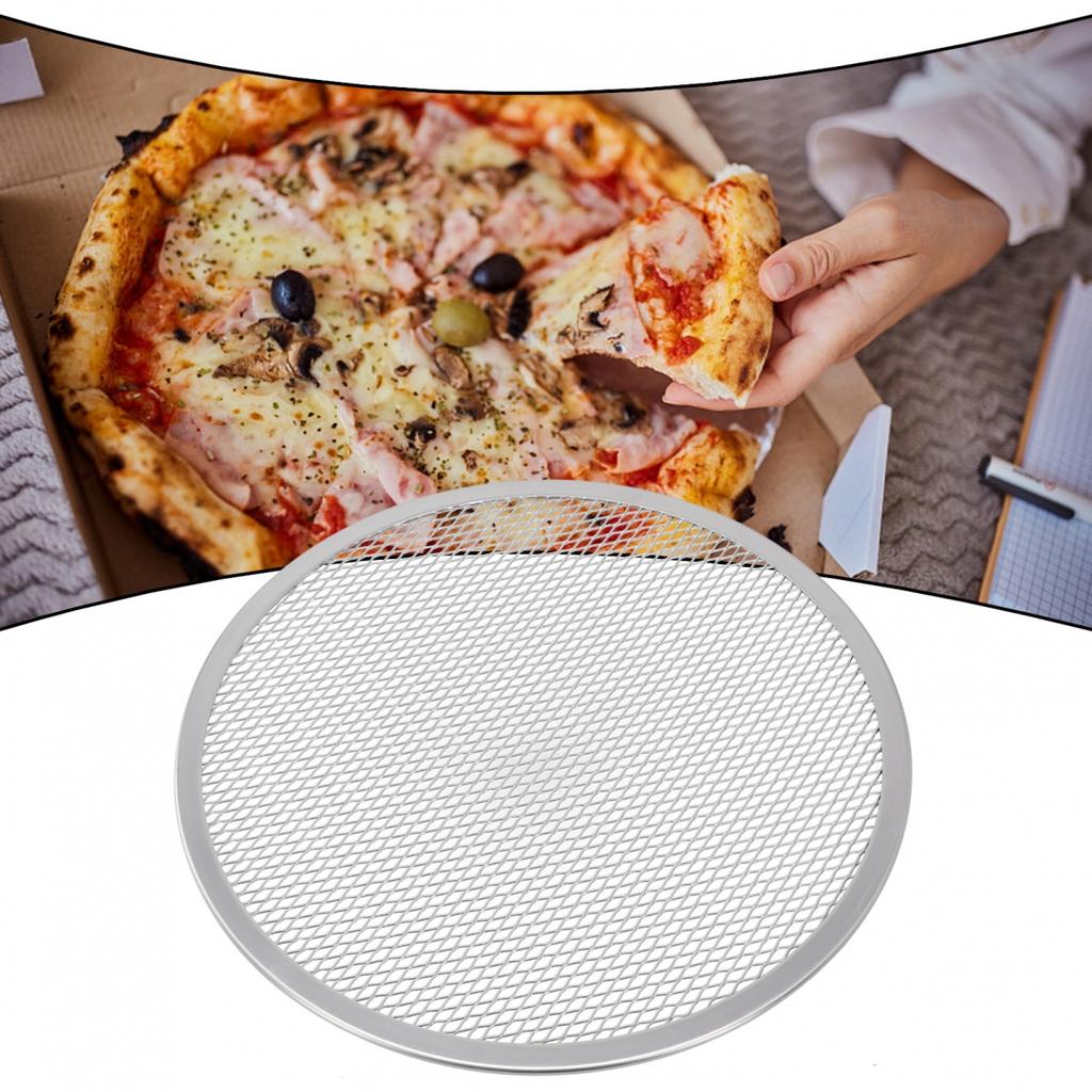 NonStick Aluminum Mesh Pizza Screen High quality Baking Tray for Perfect Pizzas