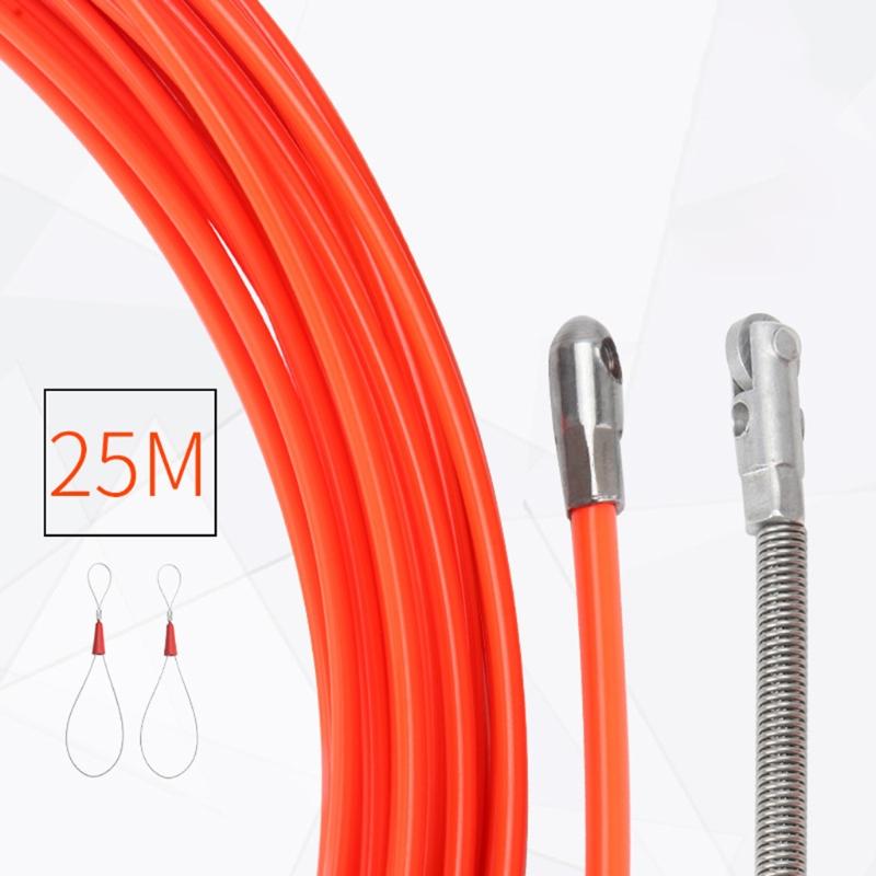 Upgraded Fish Tape Wire Puller Through Wall Wire Threader Electrician Threading Device Wire Cable Running Puller Lead