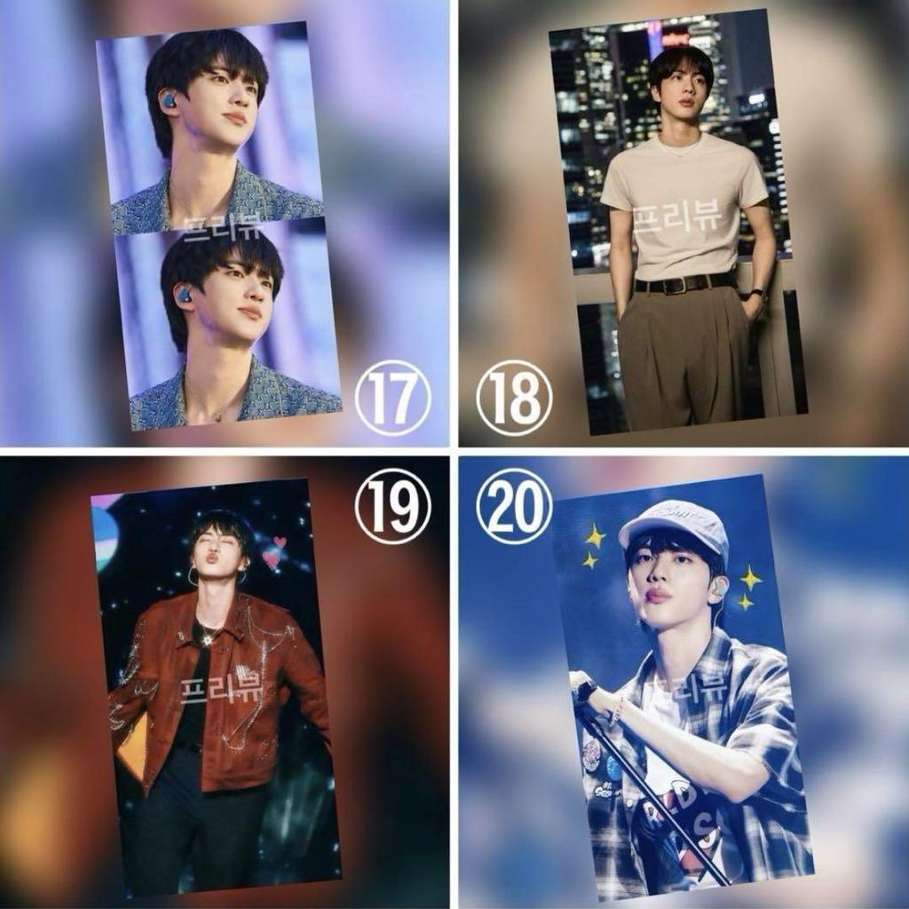 [USED] Exclusive BTS FESTA Photo Ticket for Jungkook, Jin, Hobi, and Korean Producers
