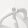2 Pieces Abstract Ceramic Candle Holders Desktop Decoration Ornament for Yoga Gardens Spring