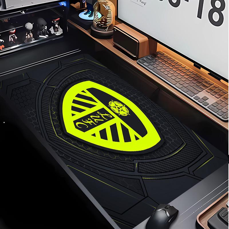 Leeds United Football Pattern Mouse Pad Non?Slip Rubber Base Gaming Mousepad For Desk Office Home