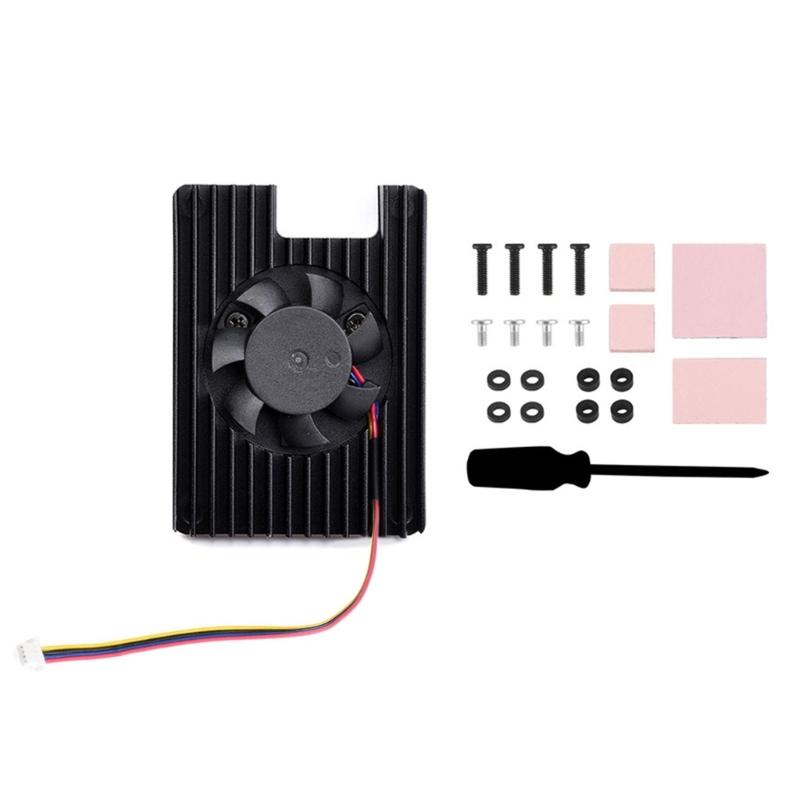 

Brushless CPU Cooling Fan With Aluminum Heatsink Low Noise Radiator Heat Dissipation Fan For CM5 Development Board 1
