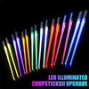 1pair LED LightSaber Chopsticks Colorful Flashing Wands Fun Light Up Chopsticks  Kitchen