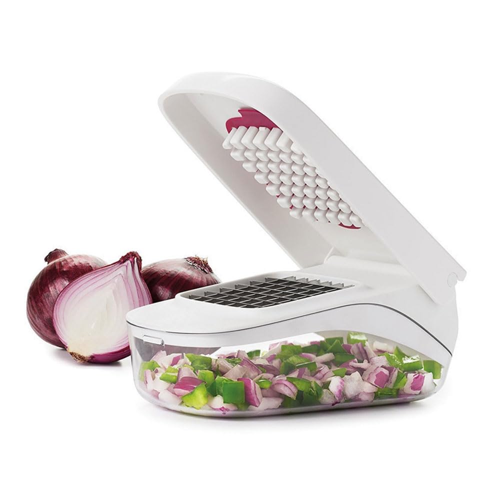 Potato Vegetable and Onion Cheese Fruit and Pepper Easy To Use Kitchen Utensil Dicer, Shredder, Chopper, Dicer, Cutter, Multi-Function Cooker, (style)