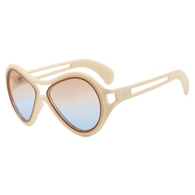 New Vintage Round Sunglasses Women Men Brand Pilot Sun Glasses Female Circular Eyewear for Male Female Eyeglasses