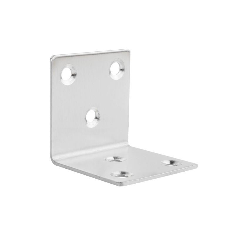 Stainless Steel 90 Degree Corner Bracket Furniture Assembly Table Chair Cabinet Shelf Fixing Hardware