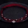Lucky Silver Bead Rope Anklet Ornament Accessories Adjustsize Tie Foot Friend Gift Lucky Simple Anklet Personality Jewelry