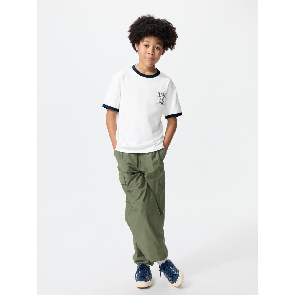 Uniqlo Japan Aerism Cotton Graphic Crewneck Tee