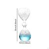 Bubble Hourglass, Glass Timer, Unique Artware, Liquid Motion Desktop Decoration