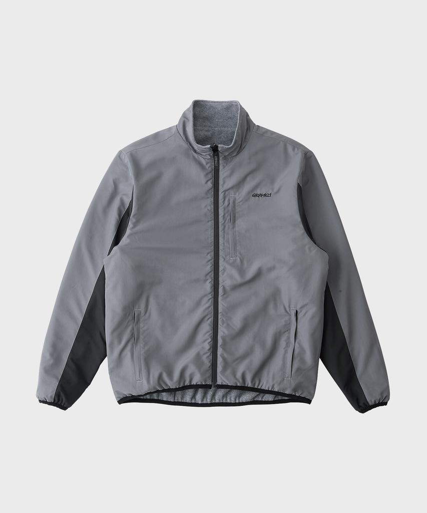 Gramicci Thermal Reversible Fleece Jacket Heather Grey