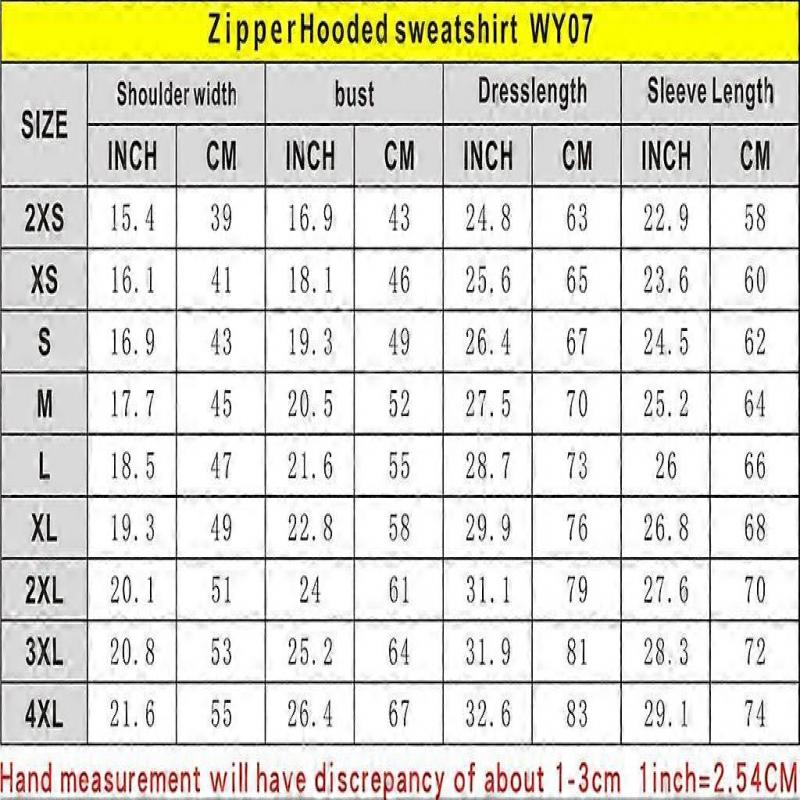 New Hoodies Jacket Zip Hoodies Crewneck Sweater Merch Winter Men Women Sweatshirt