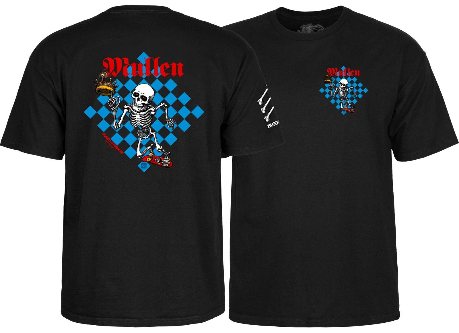 Powell Peralta BONES BRIGADE Rodney Mullen CHESS Skateboard T Shirt BLACK XXXL
