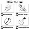 1pcs Pet Static Hair Removal Gloves Washable Cat Dog Hair Remover Gloves for Room Clothes Cleaning Pet Hair Removal Glove