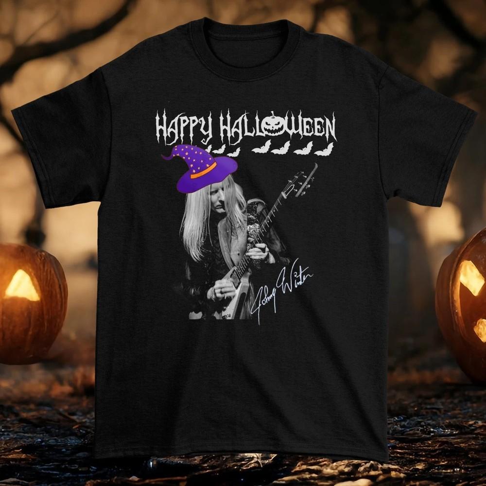 NEW JOHNNY WINTER Happy Halloween Signature  All Size  BT1944 Unisex T-Shirt L