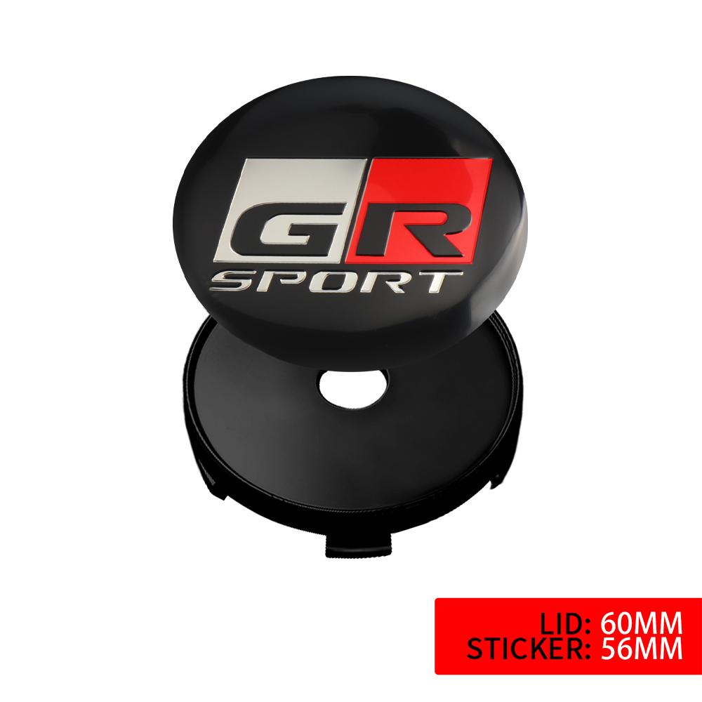 2026 Nuovo Per Toyota 4pz 56/60MM Tappi Centrali Mozzo Ruota Auto Coprimozzo Cerchione Decalcomanie Per Toyota Avalon Mirai Avensis Prado Hilux VVT-I 4W