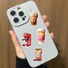50Pcs/Set Coffee Lovers Sticker Self-adhesive Waterproof PVC DIY Phone Cover Cup Luggage Skateboard Laptop Scrapbook Graffiti Decal Kit