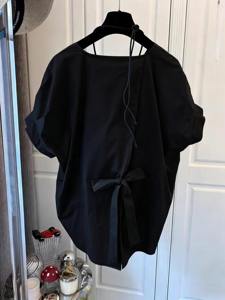 Women's Short-Sleeve Loose-Fit Stylish Summer Shirt