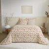 Parure de couette 3 Pièces réversible 260 x 240 cm King Size "Tanya Multicolore" Coton Pur
