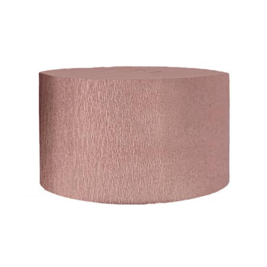 4/8 Rolls Crepe Paper Streamers 82ft Long Rose Gold Paper Tassel Streamers for Wedding Birthday Valentine's Day Birthday Baby Shower Decor