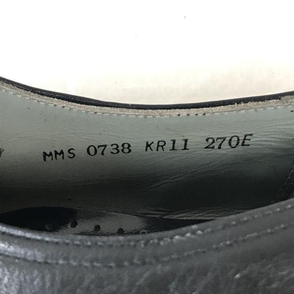 REGAL Boty Monk Strap z kůže Imperial Grade [27.0E/Černá] Společenské(POUŽITÝ)