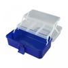 Transparent 3 Layer Fishing Tackle Box Organizer for Tools and Jewelry