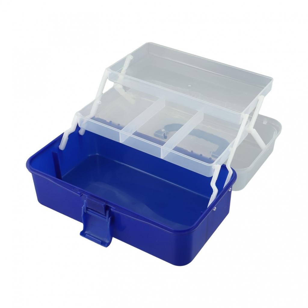 Transparent 3 Layer Fishing Tackle Box Organizer for Tools and Jewelry
