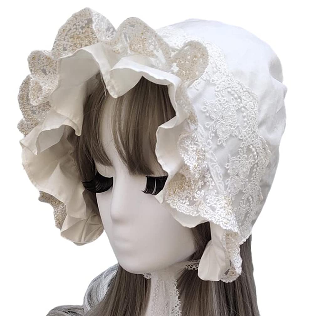 Lolita Hair Lace Cute Doll Mori Girl Hair Gothic Lolita Embroidered Sweet Moe Stylish Ornament, Beret, Hat, Lolita, Accessory, Style, Bonnet, Lolita,