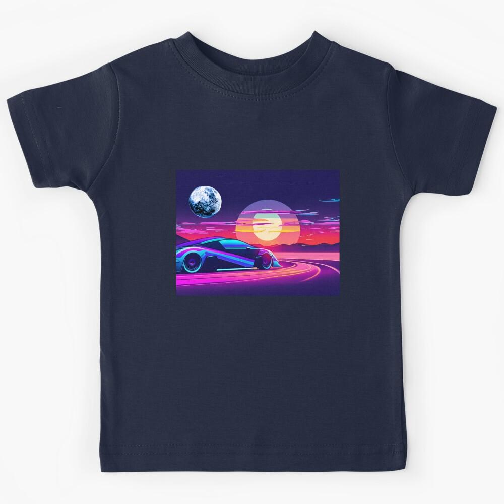 Crumpet Moonlight Drive Kids T-Shirt 110