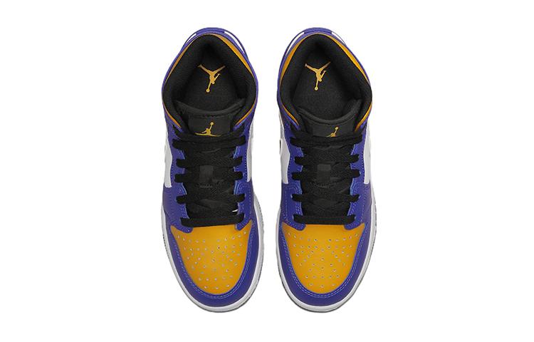 Jordan 1 Mid Lakers 2022 GS DQ8423-517