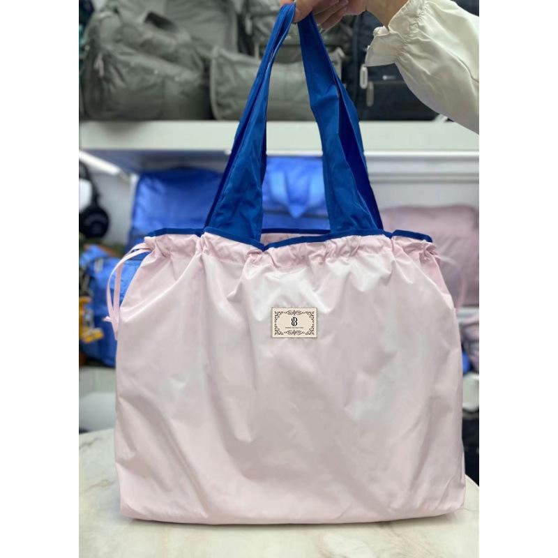 Foldable Eco-Friendly Shopping Bag, Single Shoulder Handbag, Portable Supermarket Grocery Bag, Large Capacity