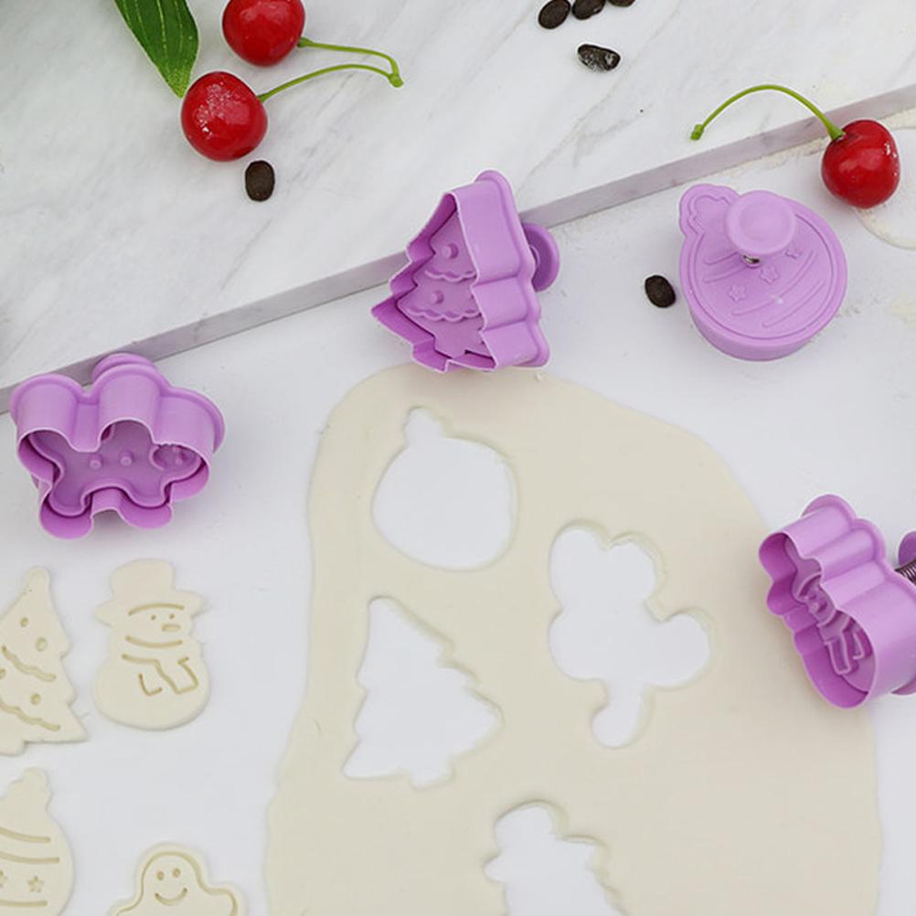 8PCS Spring Mold Christmas Thanksgiving Biscuits Cutter Baking Tool