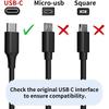 65W USB C Power Adapter Type C Power PD Wall Fast Charger Fort Mac Book Pro, Dell Latitude, Lenovo, Huawei Matebook, HP Laptops