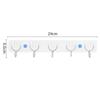 CHAHUA 0768 Punch-Free 5-Hook Towel Holder