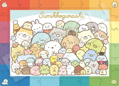 Epoch 100 Large Pieces Rainbow Frame Sumikko Gurashi Everyone Gathers (26 X 38cm) 26-401 Toys for Ages 6 and Up EPOCH