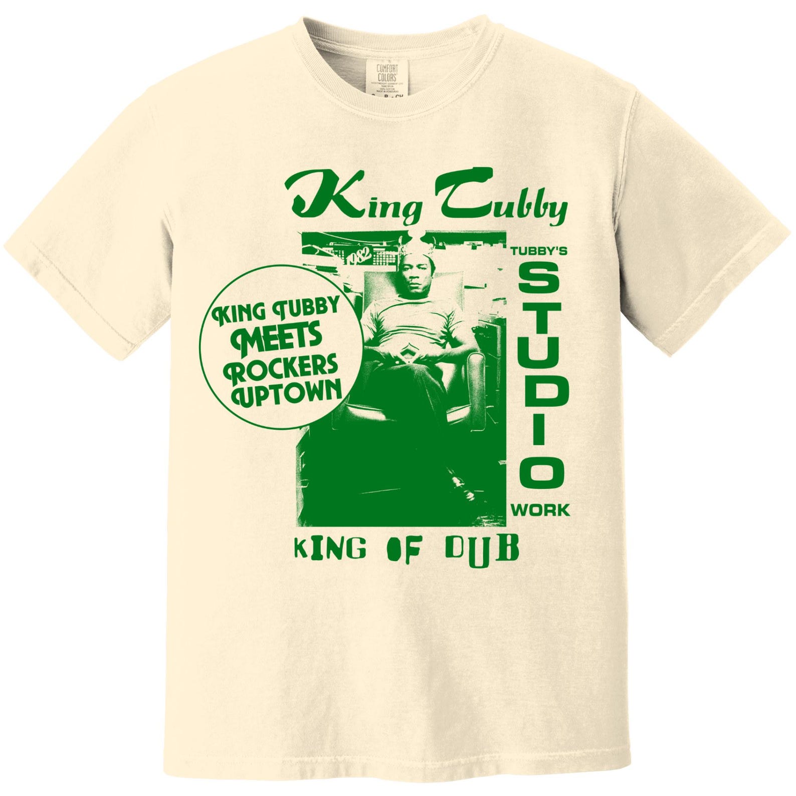 King Tubby Heavyweight T-Shirt - Tubby s Studio Work - Reggae - King Of Dub - Rockers Uptown - Jamaica Culture And Music 3XL