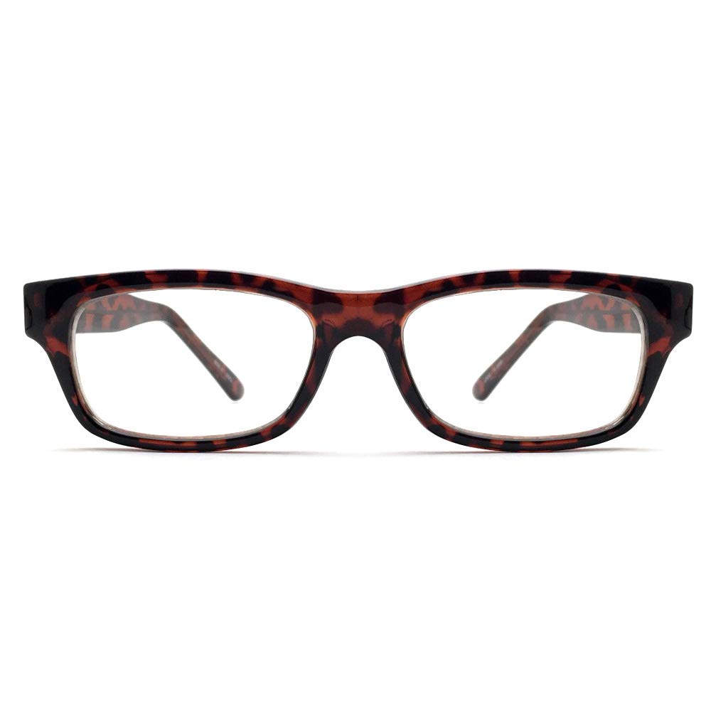 Reinforced Square Sunglasses Square Tortoiseshell x Clear [SPEED ADDICT] (Reinforced Sunglasses)