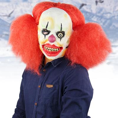 Halloween Realistic Creepy Horrible Scary Ghastful Red Hair Clown