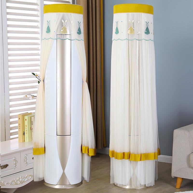 Stehende Klimaanlagenabdeckungen Mesh Universell Wohnzimmer Staubdicht Dekorative Abdeckung Anti-direktes Blasen Leicht zu Reinigen Schutz