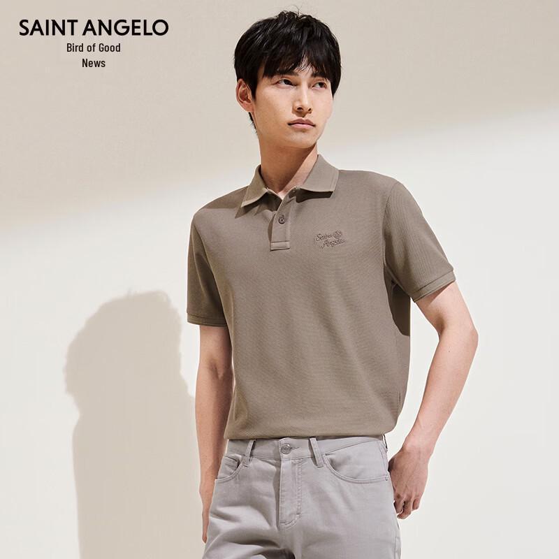 

Мужская однотонная футболка-поло с коротким рукавом Baoxiniao XL