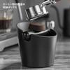 Lazysong Espresso Knock Box, Coffee Grounds Bucket, Coffee Knock Box, Shock-Absorbent, Removable, ABS Coffee Supplies, Black
