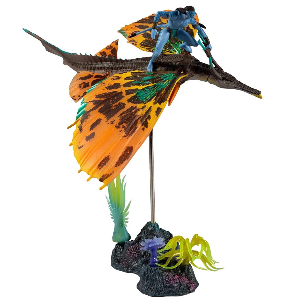Way of Water McFarlane Toys World of Pandora Figure Pack Jake Sully with Skim Wing Movie 2 Sequel James Cameron SF Diorama Avatar [Item]