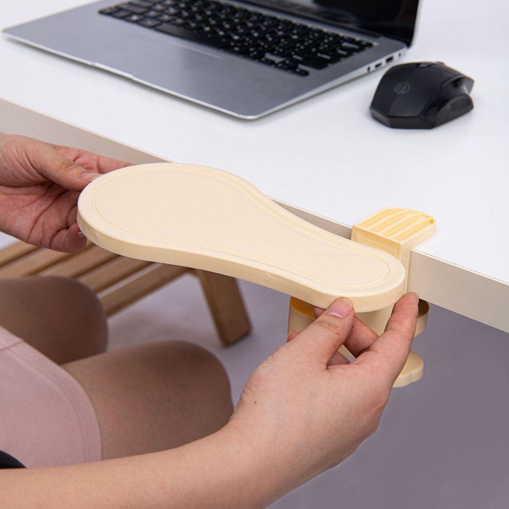 Attachable Computer Arm Rest Pad Rotating Keyboard Armrest Extender  for Home&Office