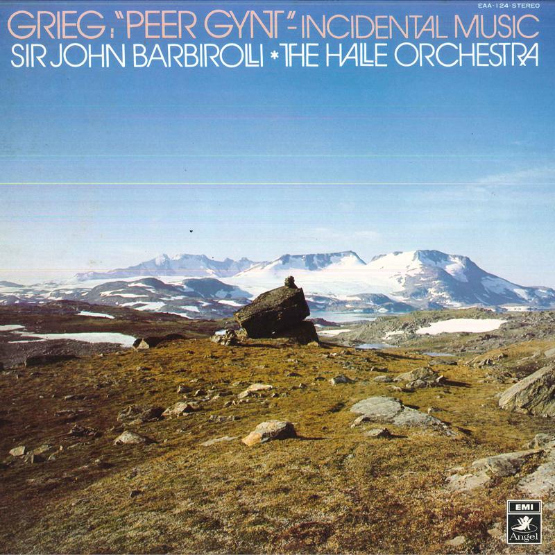 LP Record SIR JOHN BARBIROLLI(COND.)/HALLE OR - Greg/(peer Gynt)incidental Music EAA124 TOSHIBAEMI Japan Classical Used
